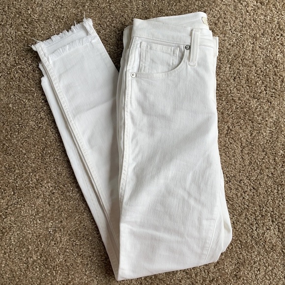 Madewell 10” High-Rise Skinny Jeans, White,  24 - Picture 2 of 7